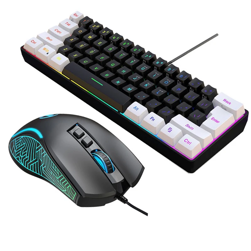 Gaming Keyboard Mobile - Keyboard and Mouse 60% Computer Gaming