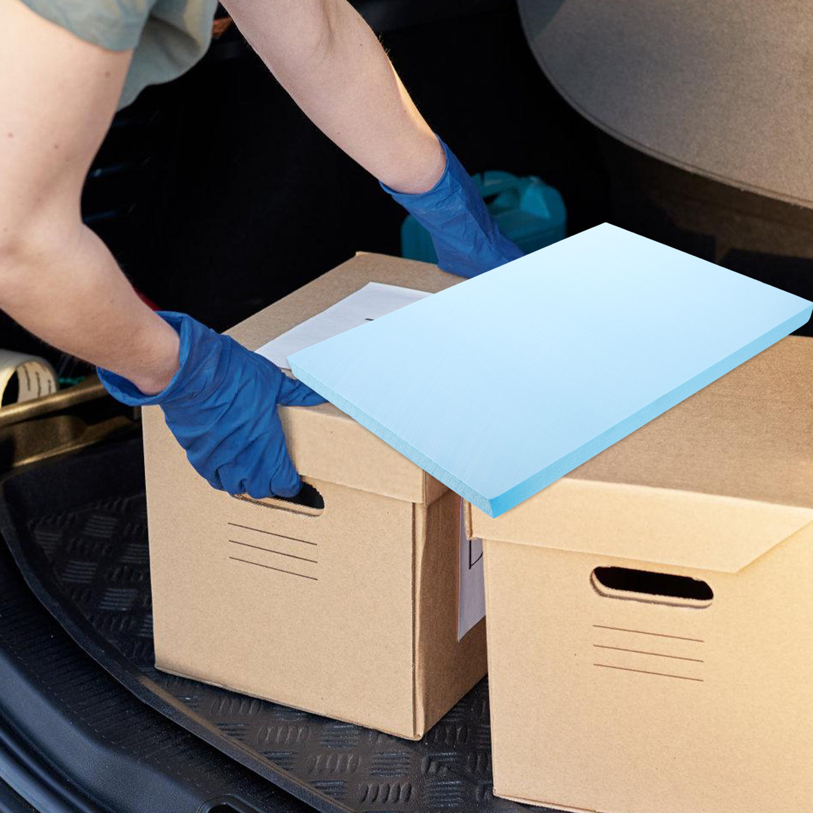 Polyurethane Foam Sheet - 2Pcs High-Density Polyurethane Foam Sheets Long-Lasting