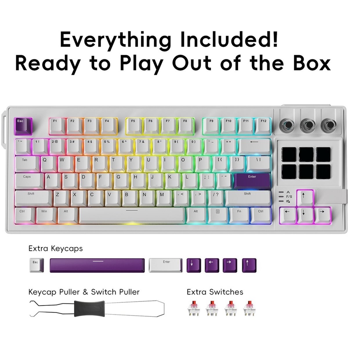 update. K1 PRO Visual Mechanic - Gaming Keyboard Ergonomic ulasan dan harga