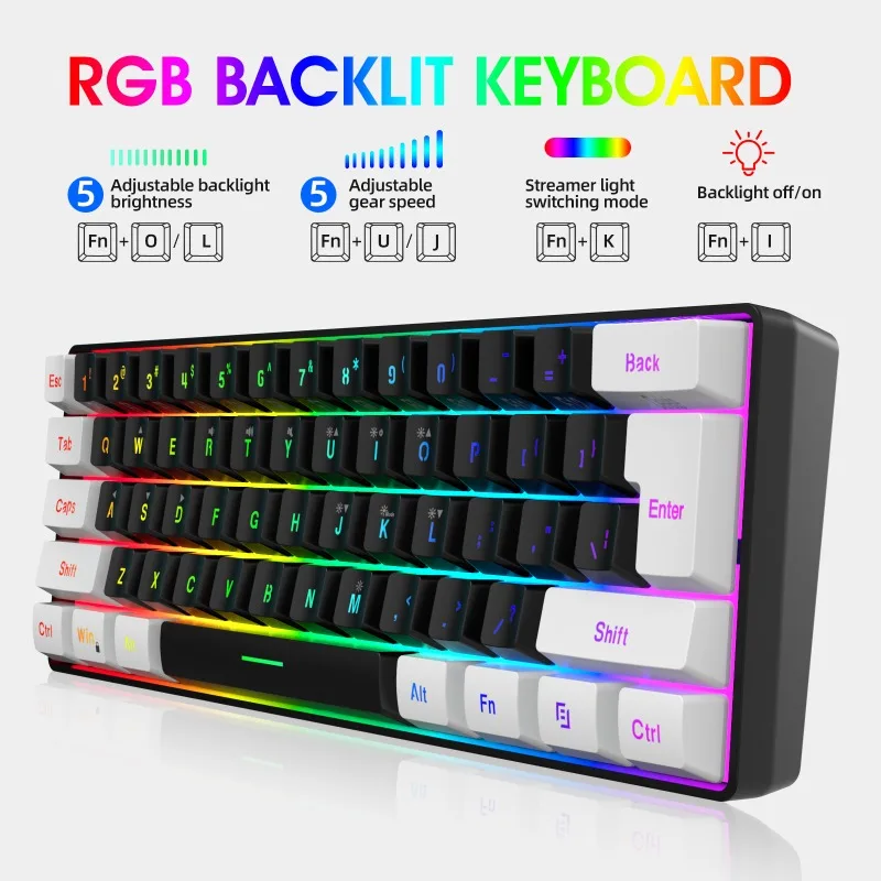 Keyboard and Mouse 60% Compute - Gaming Keyboard Mobile ulasan dan harga