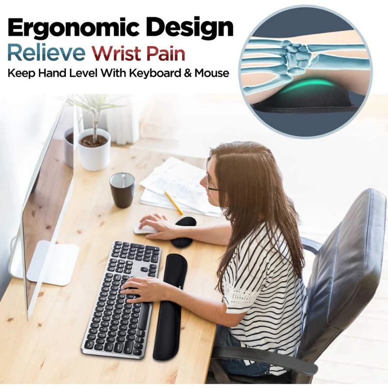 Ergonomic Keyboard Wrist Rest  - Gaming Keyboard And Mouse Set ulasan dan harga