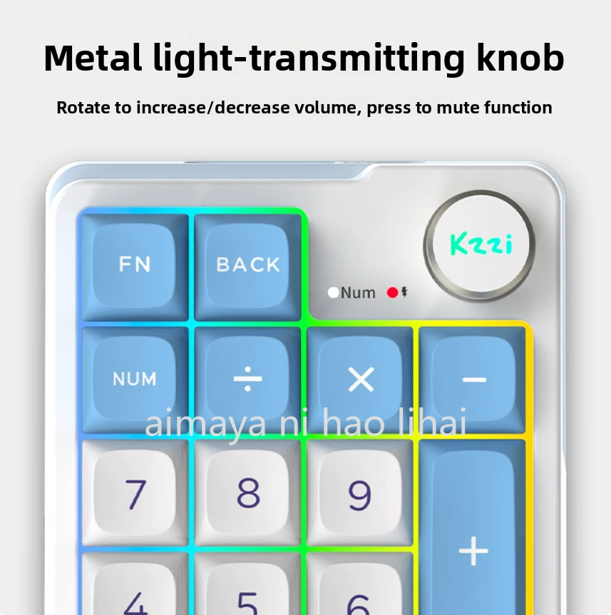 Kzzi K20 Mini Keypad Three Mod - Gaming Keyboard Mini Mechanical ulasan dan harga