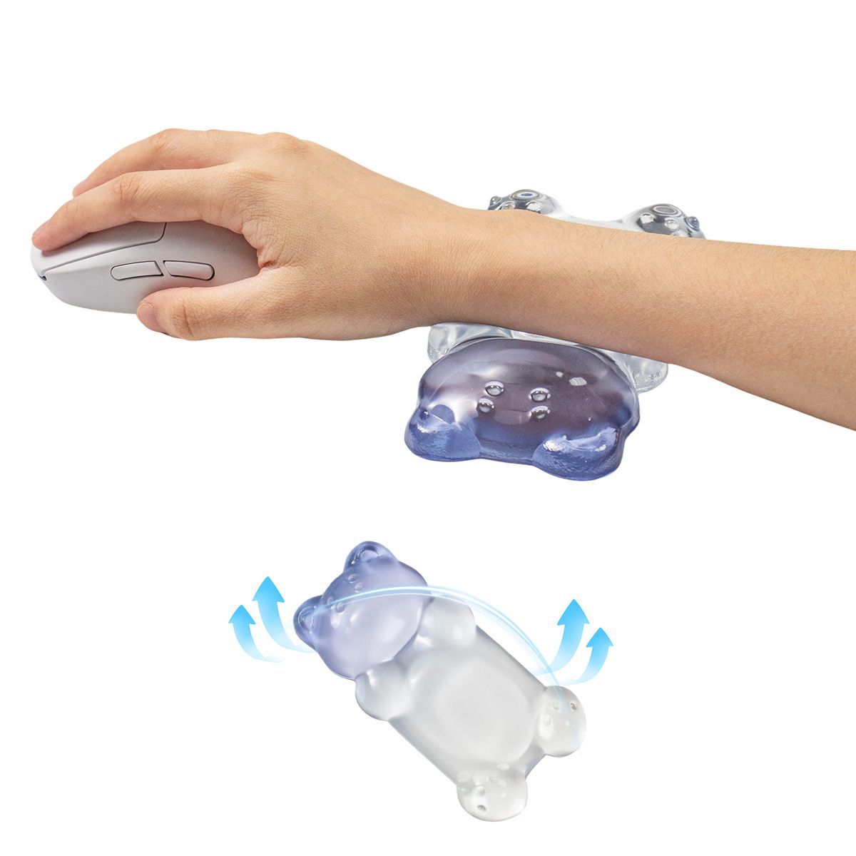 Cute Bear Shape Wrist Rest Tra - Gaming Keyboard No Number Pad ulasan dan harga