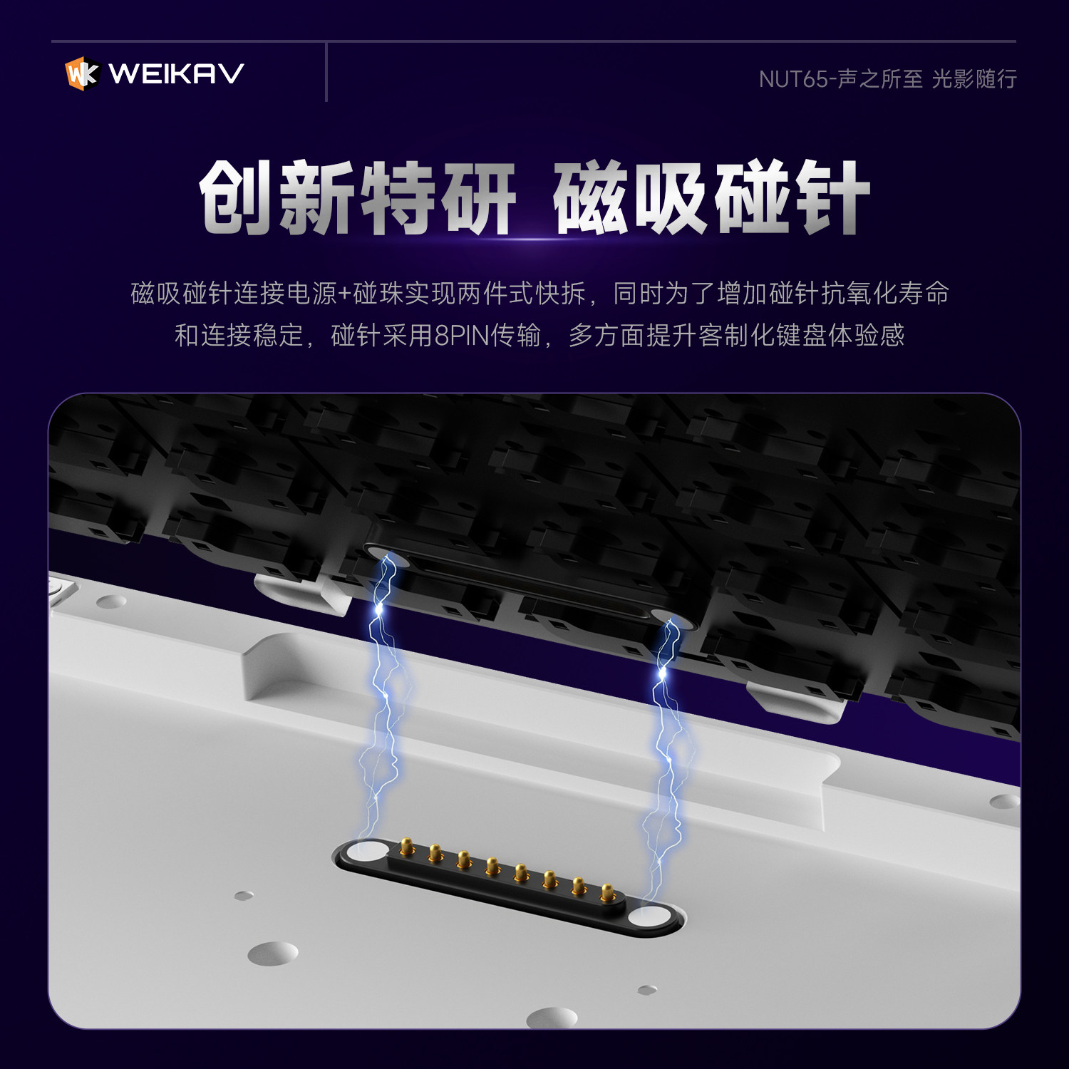 New Weikav Nut65 Aluminum Mech - Gaming Keyboard He ulasan dan harga