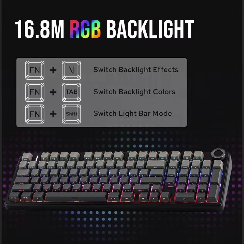 AULA F99PRO Gaming Mechanical  - Gaming Keyboard Hot Swappable ulasan dan harga