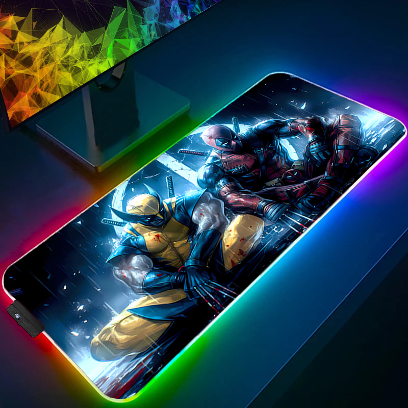 LED Mouse Pad Gaming Backlight - Gaming Keyboard He ulasan dan harga