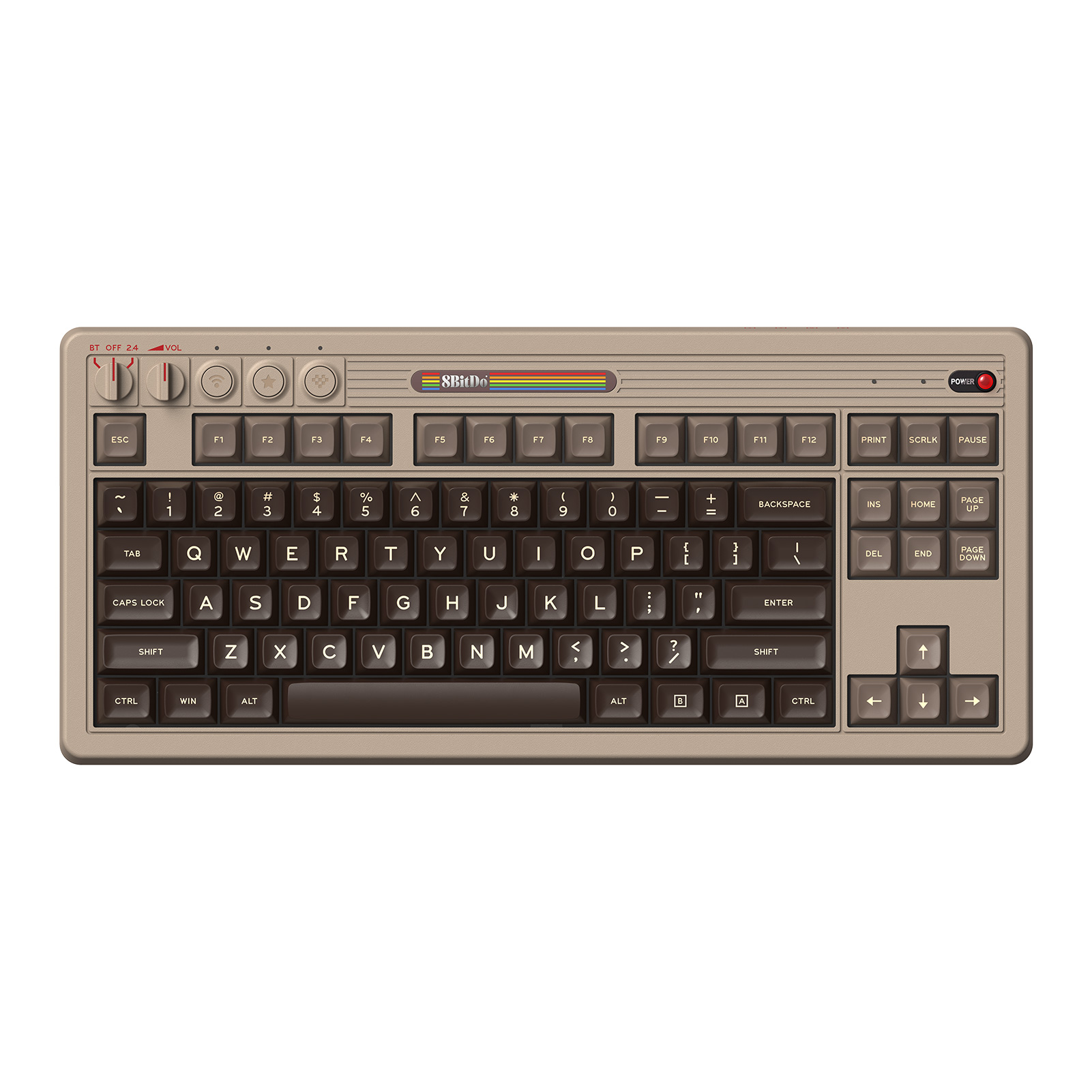 8BitDo Retro Mechanical Keyboa - Gaming Keyboard Hot Swappable ulasan dan harga