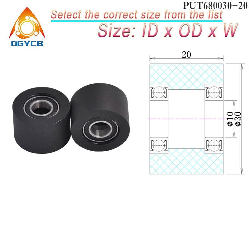 1pcs 10x30x20 Double Bearing P - Polyurethane Foam Sheet ulasan dan harga