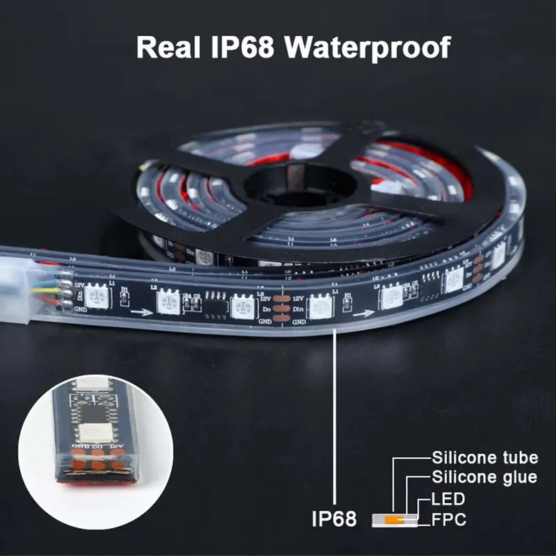 3 Years Warranty RGB+IC Car Un - Rgb Underglow Strip ulasan dan harga
