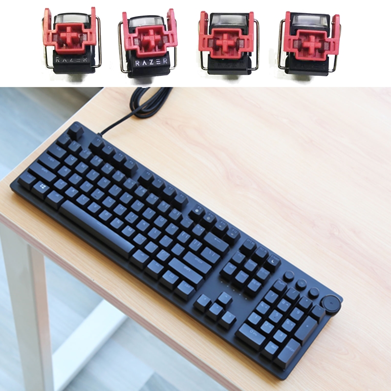 4Pcs V2 Slient Liner Red Optic - Gaming Keyboard Hot Swappable ulasan dan harga