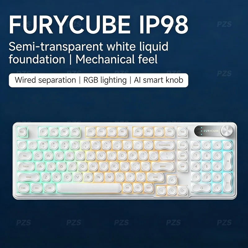 IP98 FURYCUBE Wired Gaming Mem - Gaming Keyboard Ip98 ulasan dan harga