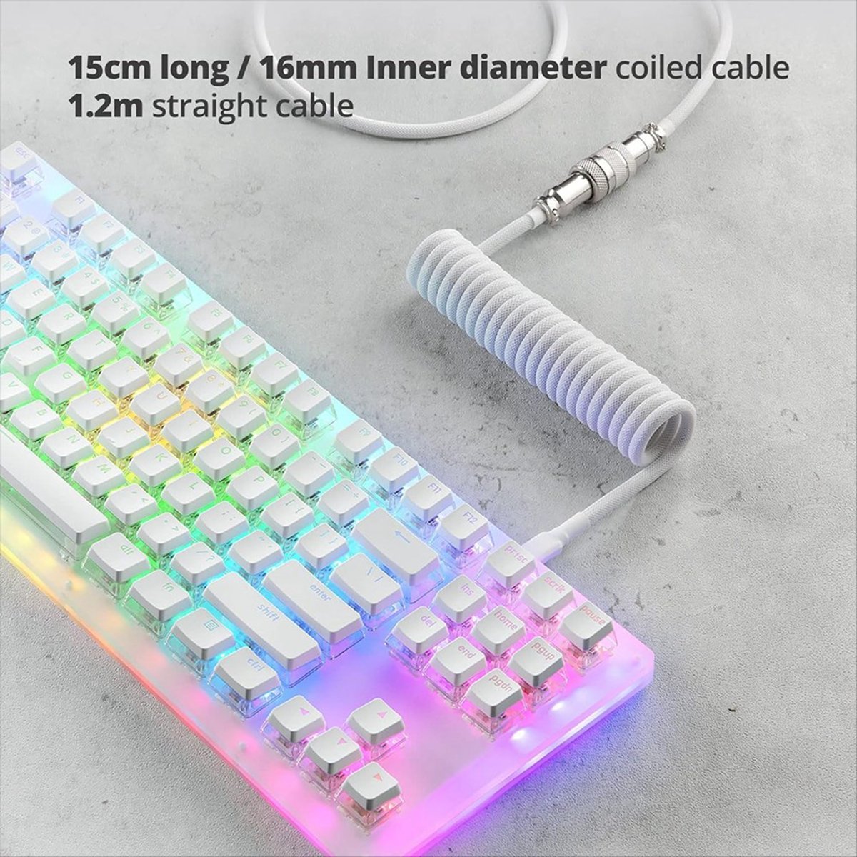 AAAE USB Type-C Cable for Gami - Gaming Keyboard Type C ulasan dan harga