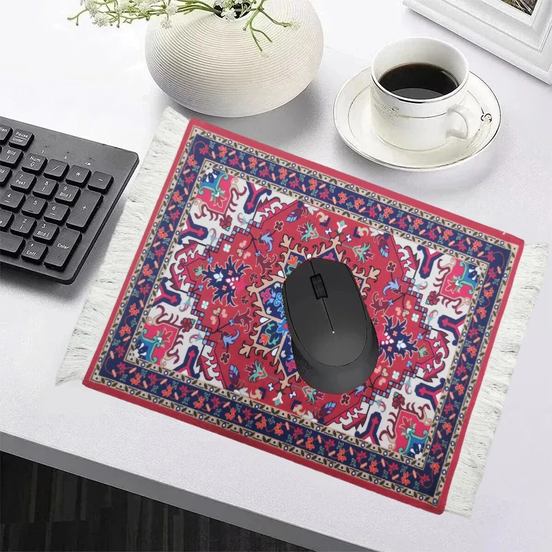 Mini Persian Woven Rug Mat Mou - Gaming Keyboard Mouse Combo ulasan dan harga