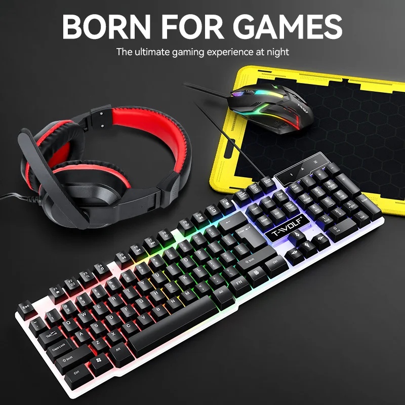 NEW USB Keyboard And Mouse Gam - Gaming Keyboard Mouse Combo ulasan dan harga