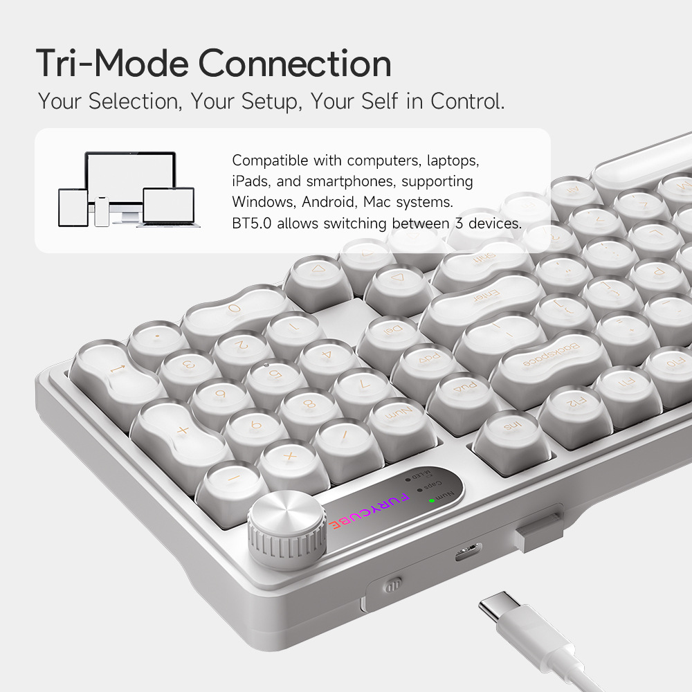 FURYCUBE IP98 Wired Gaming Mem - Gaming Keyboard Ip98 ulasan dan harga