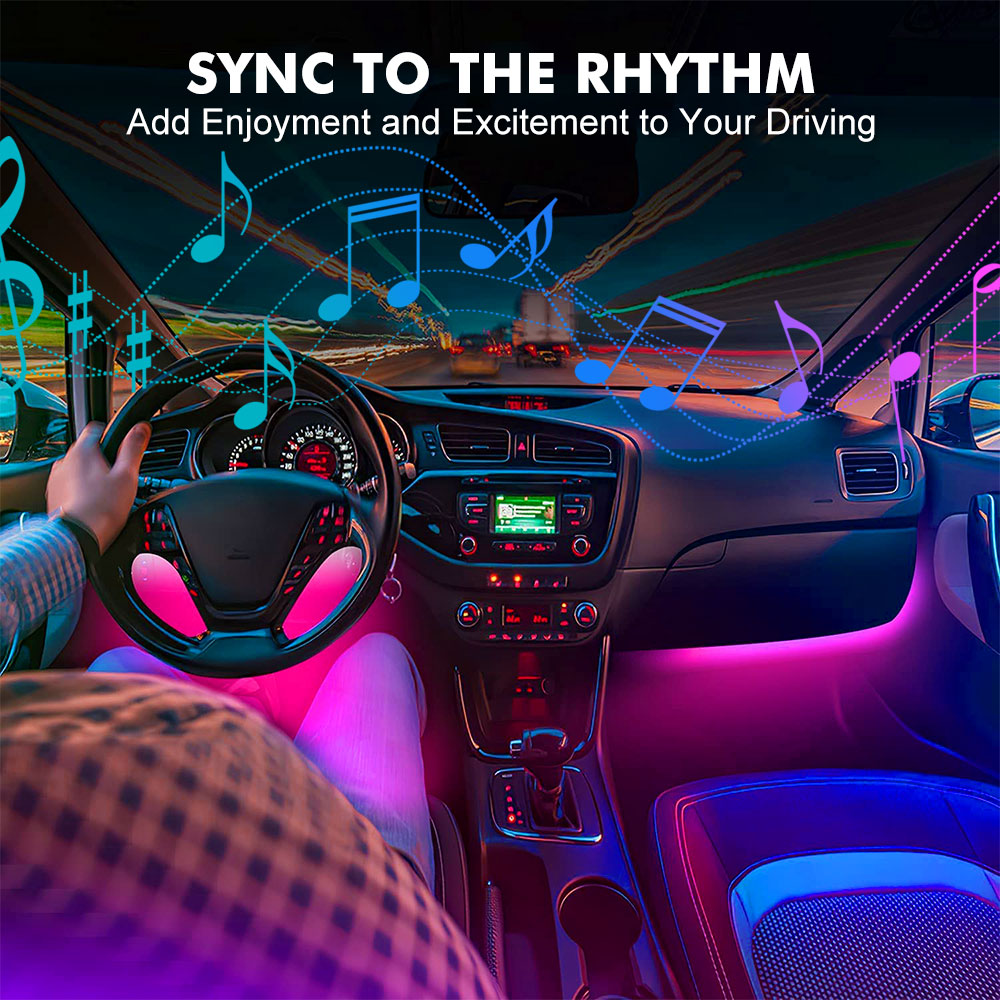Neon LED Interior Car Light AP - Rgb Underglow Strip ulasan dan harga