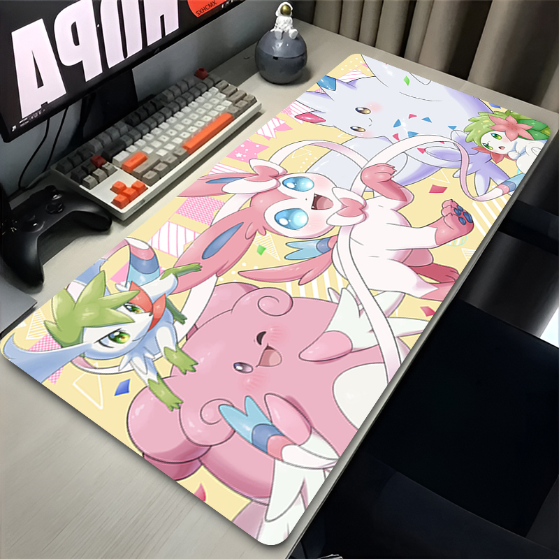 Large Pink Cute Mousepad XXL G - Gaming Keyboard He ulasan dan harga