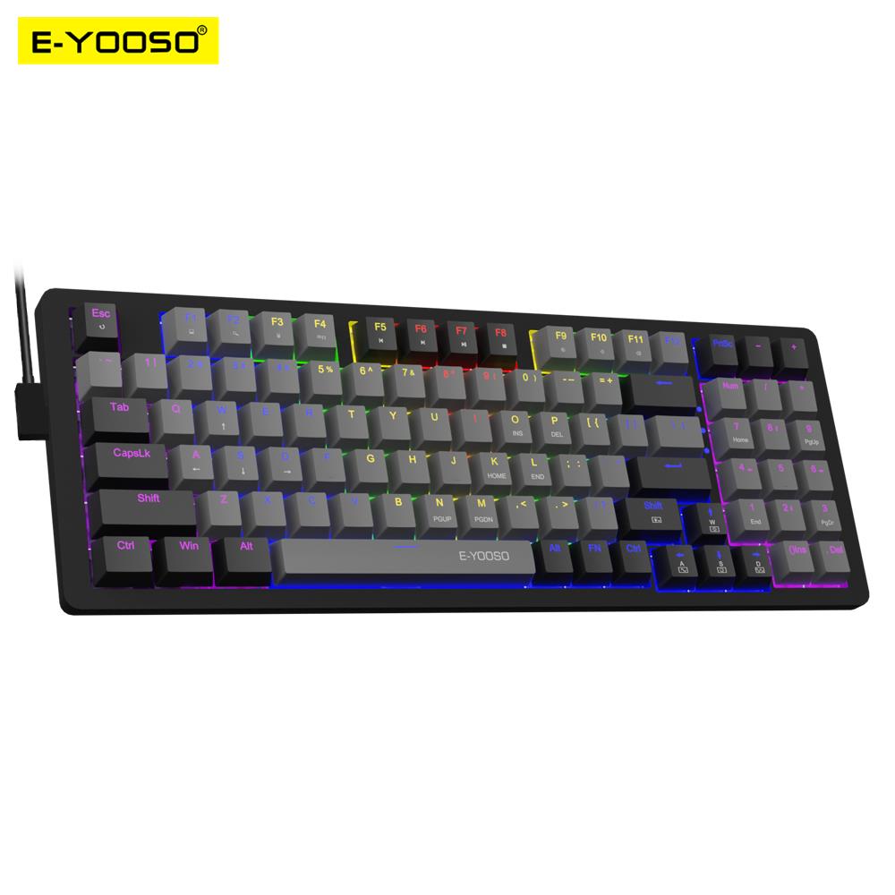 E-YOOSO Z94 USB Mechanical Gam - Keyboard Gaming Blue Switch ulasan dan harga